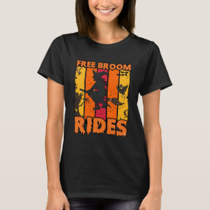 Camiseta Passeios de Vassoura Grátis Bruxas Voadoras Morceg
