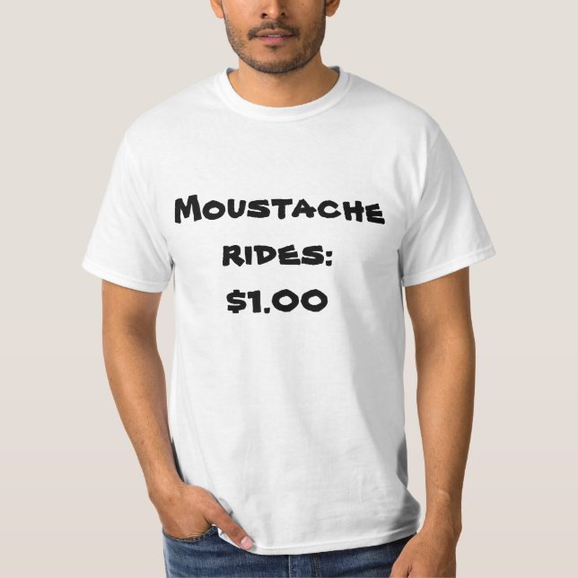 Camiseta Passeios do Moustache: $1,00 (Frente)