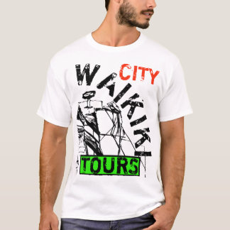 CAMISETA PASSEIOS PELA CIDADE DE WAIKIKI