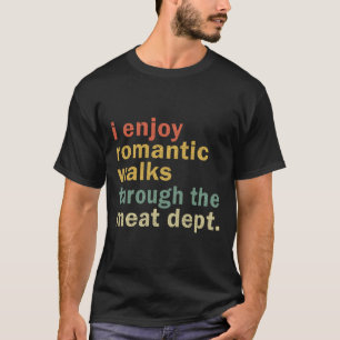 Camiseta Passeios Românticos Bbq Engraçados Dept de Carne F