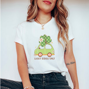Camiseta Passeios Sortudos Apenas Carro Retro Dia de São Pa