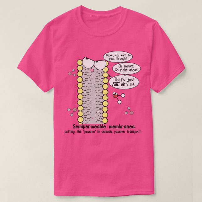 Camiseta Passive Aggressive Cell Membrane  (Frente do Design)