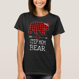 Camiseta Passo a Mãe Bear Papais noeis de Xadrez de Buffalo