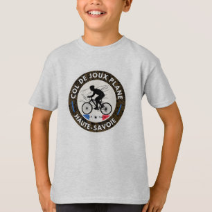 Camiseta Passo de bicicleta Col de Joux Plane french Alpes