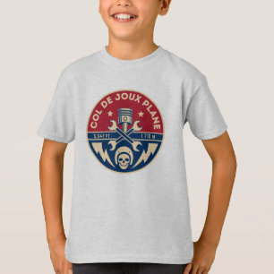 Camiseta Passo de bicicleta Col de Joux Plane french Alpes