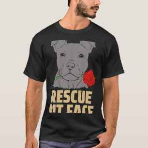 Camiseta Passo de Emergência Pitbull Enfrentando Engraçado