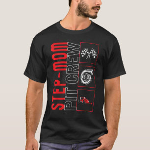 Camiseta Passo Mãe Pit Crew Car Racecar