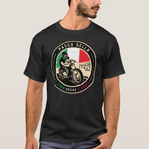 Camiseta Passo Sella   Itália   Motociclos