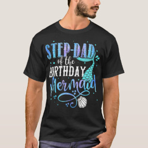 Camiseta PassoPai Da Família De Sereias De Aniversário Que