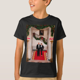 Camiseta Passos de Natal O Presidente Donald Trump & Melani