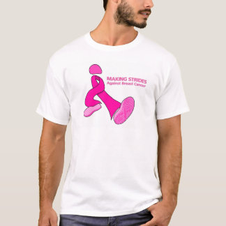Camiseta Passos do fazer contra o cancro da mama