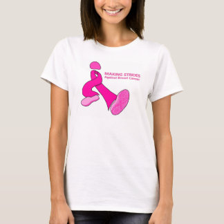 Camiseta Passos do fazer contra o cancro da mama
