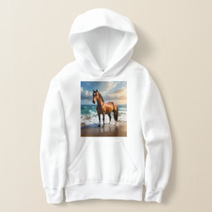 Camiseta **"Passos Majestosos: Cavalo Marrom Orgulhoso na P
