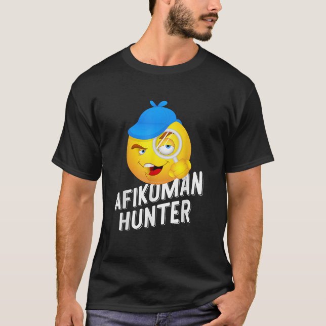 Camiseta Passover Afikoman Hunter Jewish Pesach Seder   (Frente)