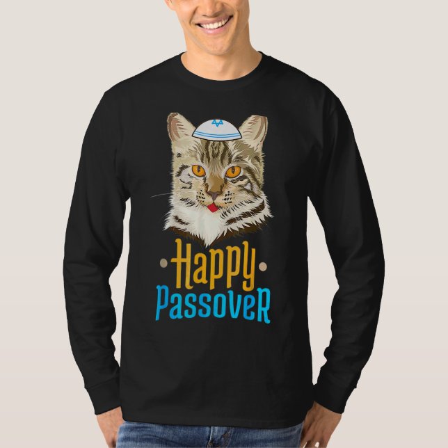 Camiseta Passover Feliz Passover Feriado Judaico (Frente)