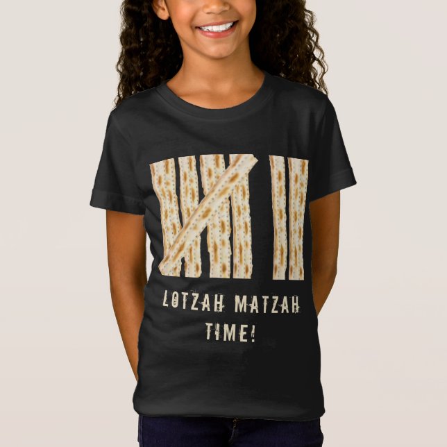 Camiseta Passover Lotzah Matzah 7 Dias (Frente)