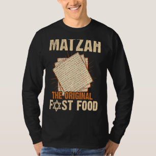 Camiseta Passover Matzah O Sedente De Refeição De Comida Rá