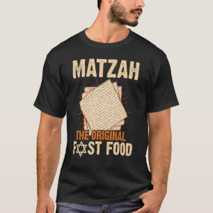 Camiseta Passover Matzah O Sedente De Refeição De Comida Rá