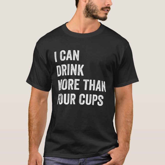 Camiseta Passover Seder I Can Drink More Than Four Cups Win (Frente)