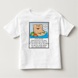 Camiseta Passover Toddler Engraçado Seder Toon