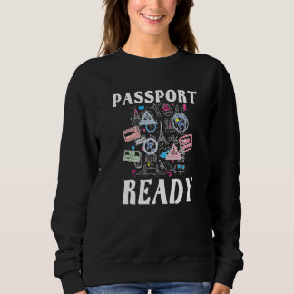 Camiseta Passport Ready Travel Adventure