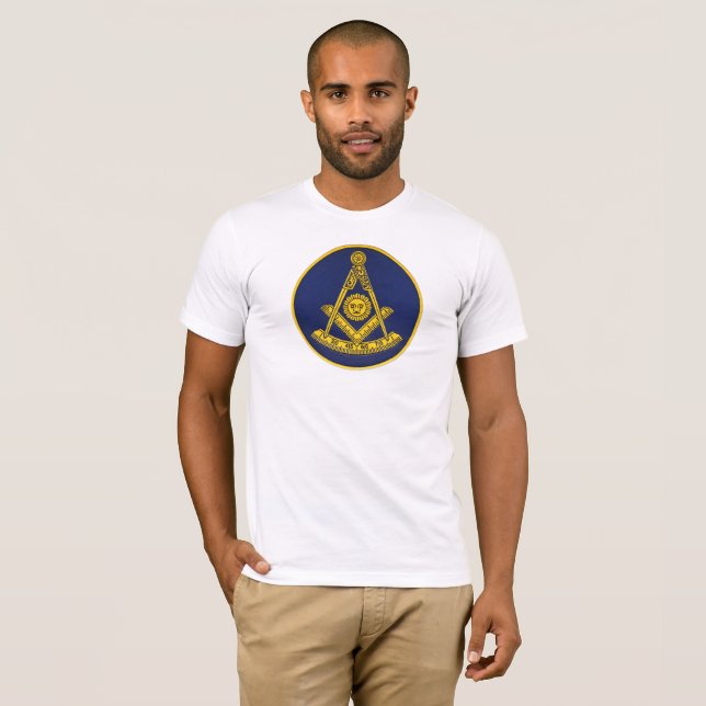 Camiseta Past Master Lodge Freemasonry Masonry (Frente Completa)