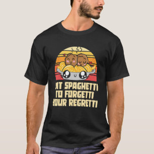 Camiseta Pasta Comeu Espaguete Para Esquecer Seu Regretti