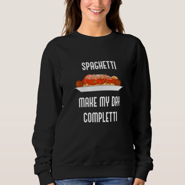 Camiseta Pasta Irônica Quote Spaghetti Completti (Frente)