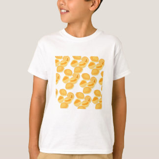 Camiseta Pasta Pasta massas Pasta sobre Padrões