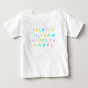 Camiseta Pastel A-B-C's