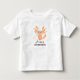 Camiseta Pastel Axolotl Ocean Creator Aniversário