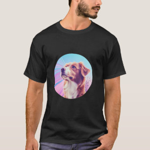 Camiseta Pastel Brittany Spaniel Dog Para O Leão Brittany D