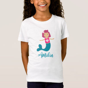 Camiseta Pastel Cachelado - Princesa Sereia