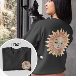 Camiseta Pastel Celestial Boho Dormindo