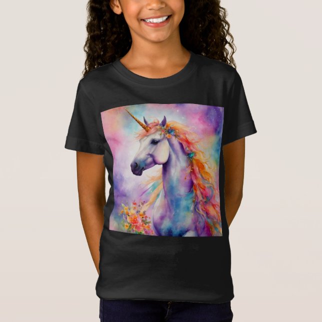 Camiseta Pastel Color Unicorn (Frente)