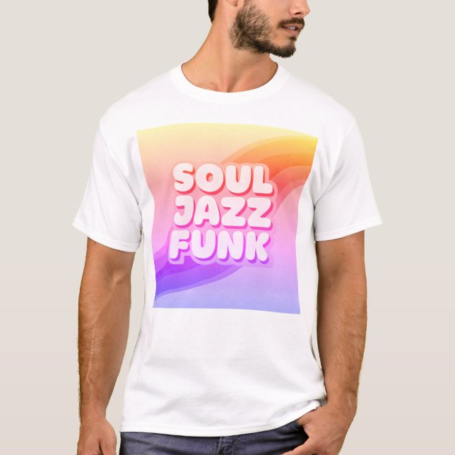 Camiseta pastel de Soul Jazz Funk (Frente)