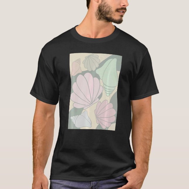 Camiseta Pastel Dinamarquês Aestic Seashell (Frente)