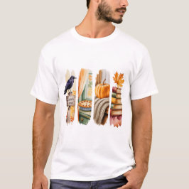 CAMISETA PASTEL FALL THEMED OUMN BRUSHSTROKES