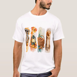 CAMISETA PASTEL FALL THEMED OUMN BRUSHSTROKES
