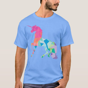 Camiseta Pastel Geométrico Unicorn