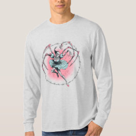Camiseta Pastel Goth Aranha Bailarina Manga Longa