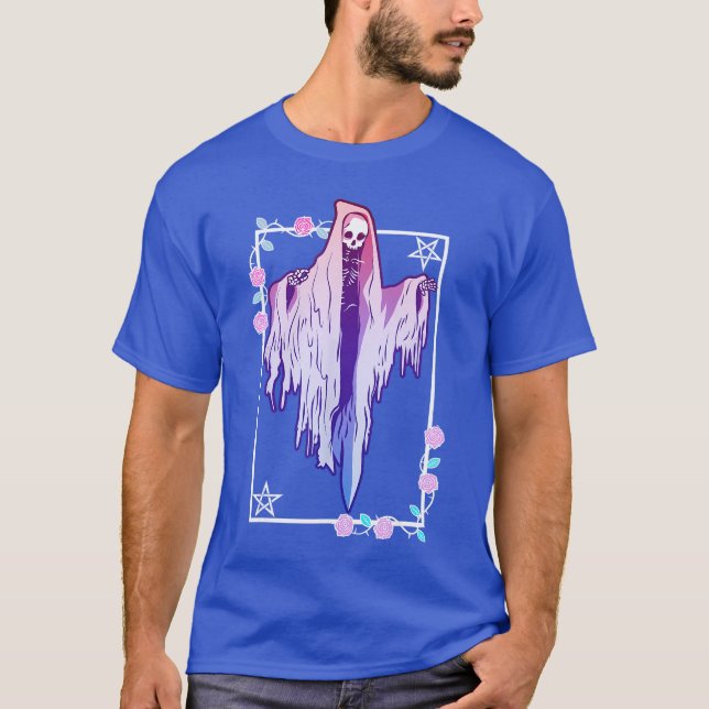 Camiseta Pastel Goth Ghostarot Style gift (Frente)