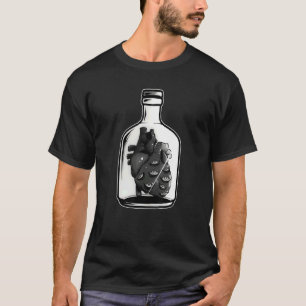 Camiseta Pastel Gothic Dark Heart Do Cardiologista Humano H