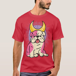 Camiseta Pastel Gótico Bulldog Dog Kawaii Occult