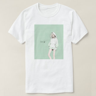 Camiseta Pastel Green JK Tシャツ｜寿司娘 GenerativeAI
