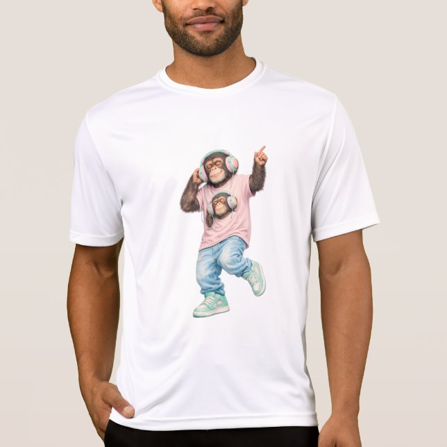 Camiseta Pastel Groove Monkey (Frente)