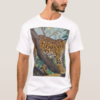 Pastel Jaguar: desenho da selva.