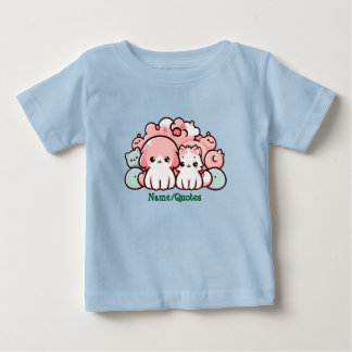 Camiseta Pastel Kawaii Pets Illustration Cute Animals