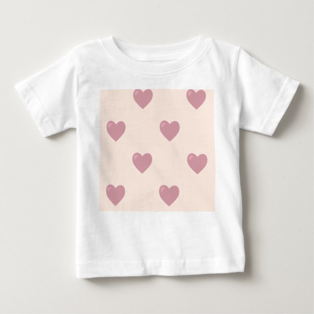 Camiseta Pastel Love Hearts (Frente)