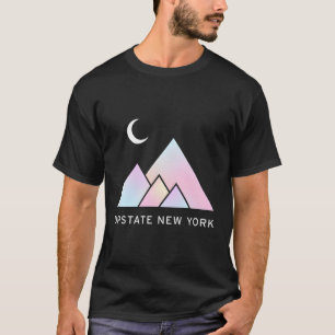 Camiseta Pastel Mountain Moon Upstate Nova Iorque